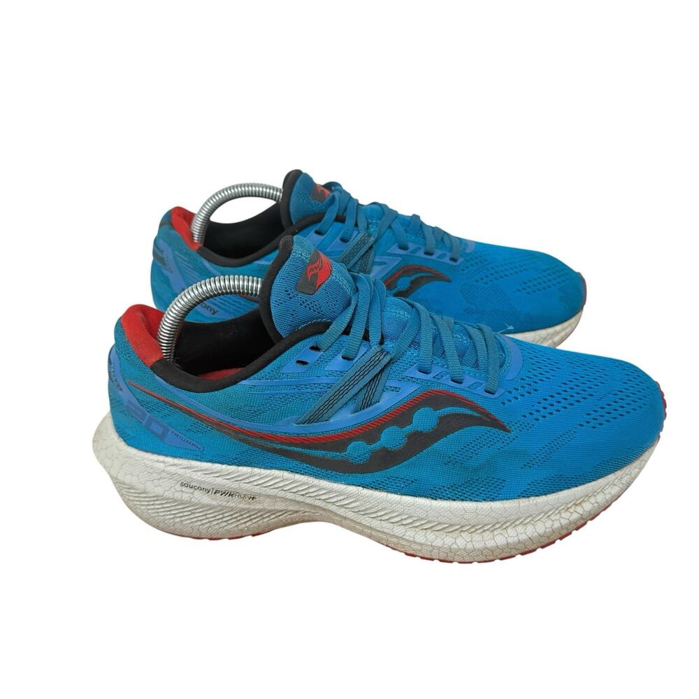 Saucony Triumph 20 Blue Sneakers Running Shoes Athletic Gym S20759-31 Mens 9